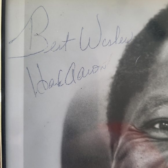 Hank Aaron signed photo - Picture 2 of 2